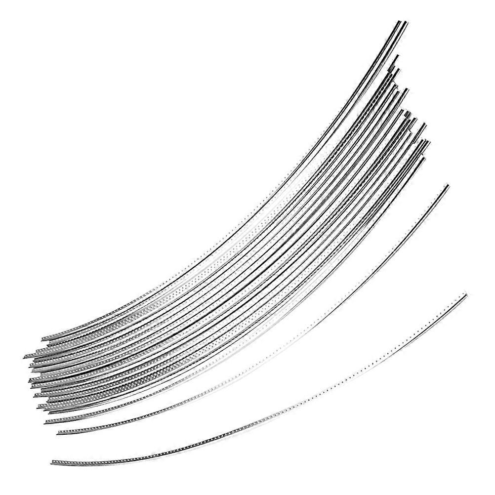 Fret Wire for Guitar Made of Durable Metal Silver Color Suitable for Beginners 25 Pieces 2.4MM Width