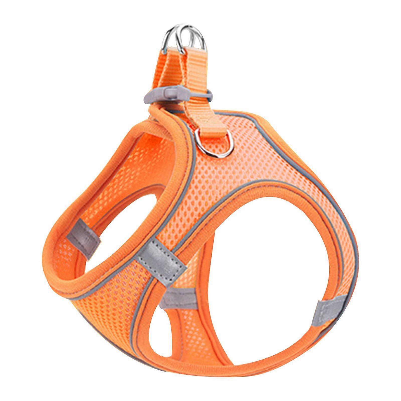 Air Dog Harness All-Weather Mesh Vest with 2 Metal D Rings Reflective Soft
