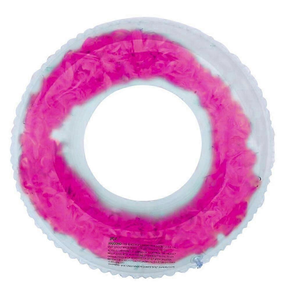 Thickened PVC Transparent Floating Ring for Outdoor Swimming
