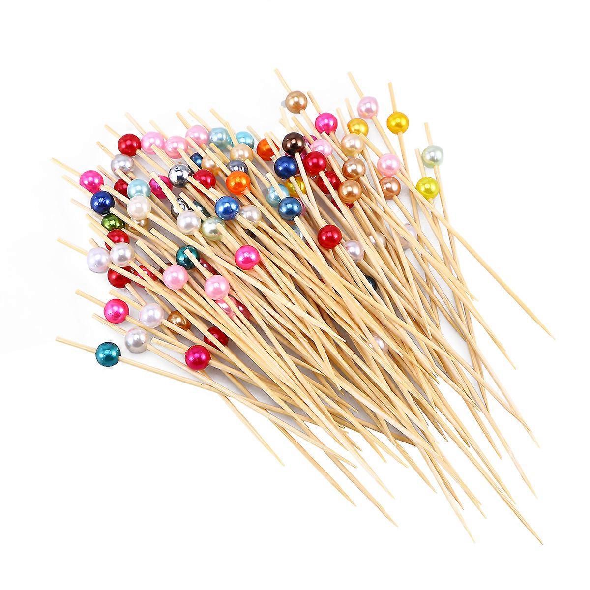 Wooden Food Picks for Decoration and Safe to Use Ideal for Parties 12cm