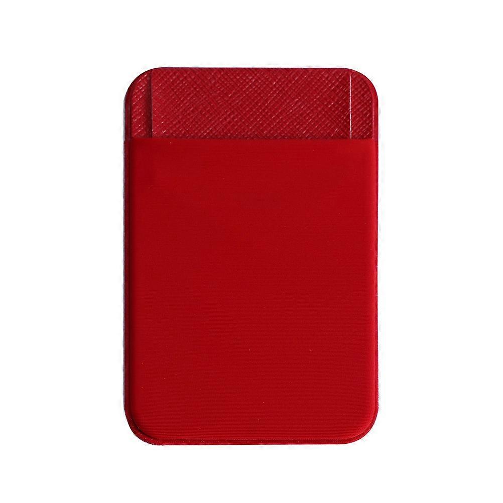 Adhesive Phone Pocket Creative Cell Phone Back Patch .2*5.8*0.2cm Carry 2Pcs