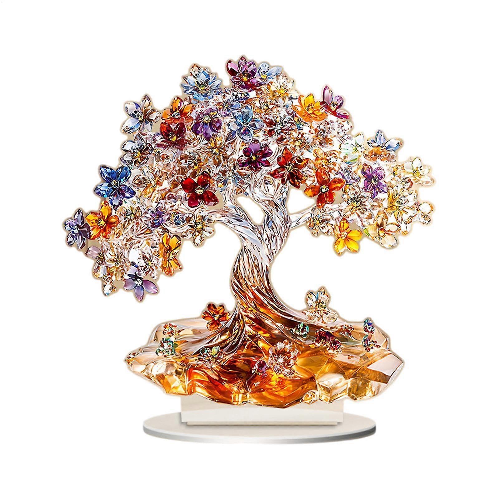 Acrylic Tree  Table Decoration Storage Panel Acrylic Panel Memorial