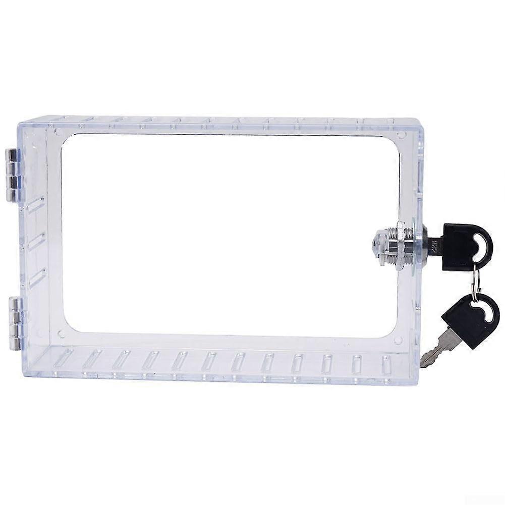 Thermostat Lock Box with Keys Wall Mounted Acrylic Thermostat Cover Clear Thermostat Cover for Effective Energy Management Solutions