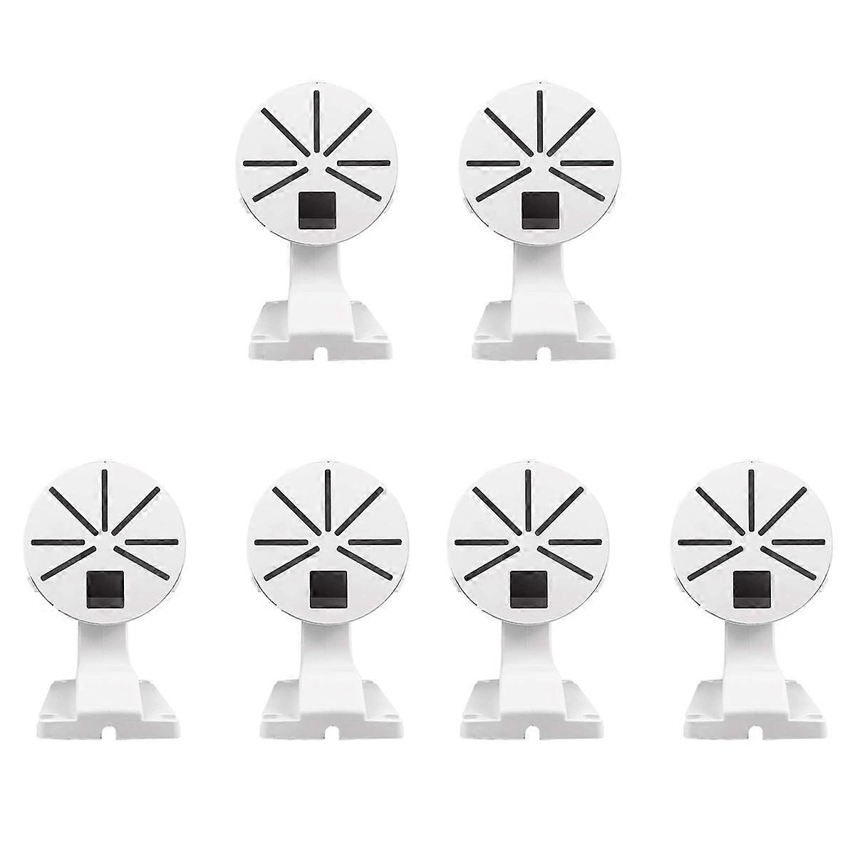 6X Security Camera Mount Bracket,ABS Indoor Outdoor Wall Mount L-Type Bracket for CCTV Security Dome