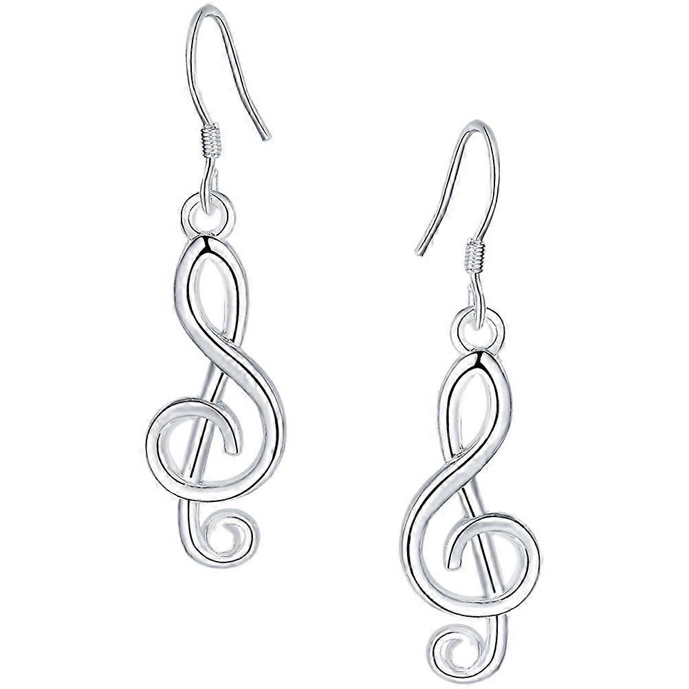 a polished and professional product description based on your input:
**Music Note Earrings for Women – Platinum Tone Fashion Jewelry**
Add a