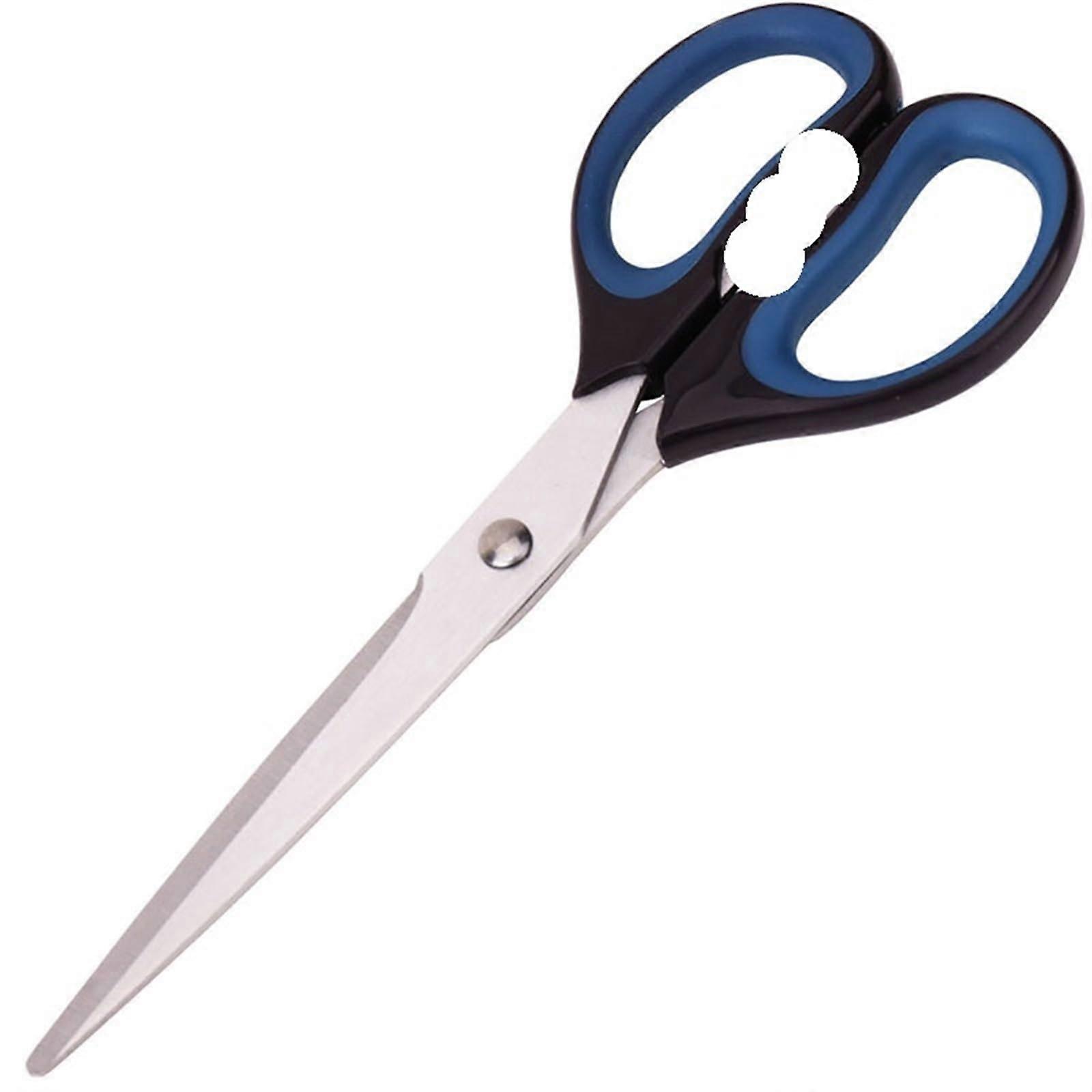 Scissors Non-Stick And Anti-Rust, Office And Household Scissors, Stainless Steel Dressmaking, Color: White Or Blue
