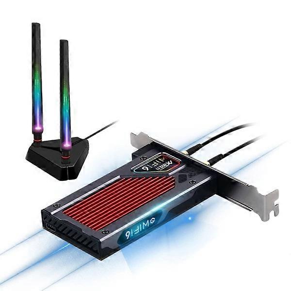 Wireless 2.4G/5GHz/6G 5374Mbps WiFi 802.11AX/AC PCI Express network card