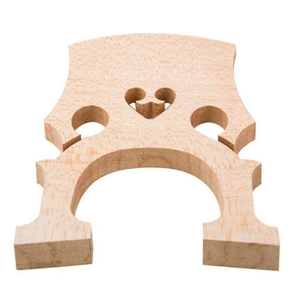 Cello Bridge for 1/4 Cello Size Fine Maple Wood Parts Compatible with 1/4 Cello Strings and Accessories