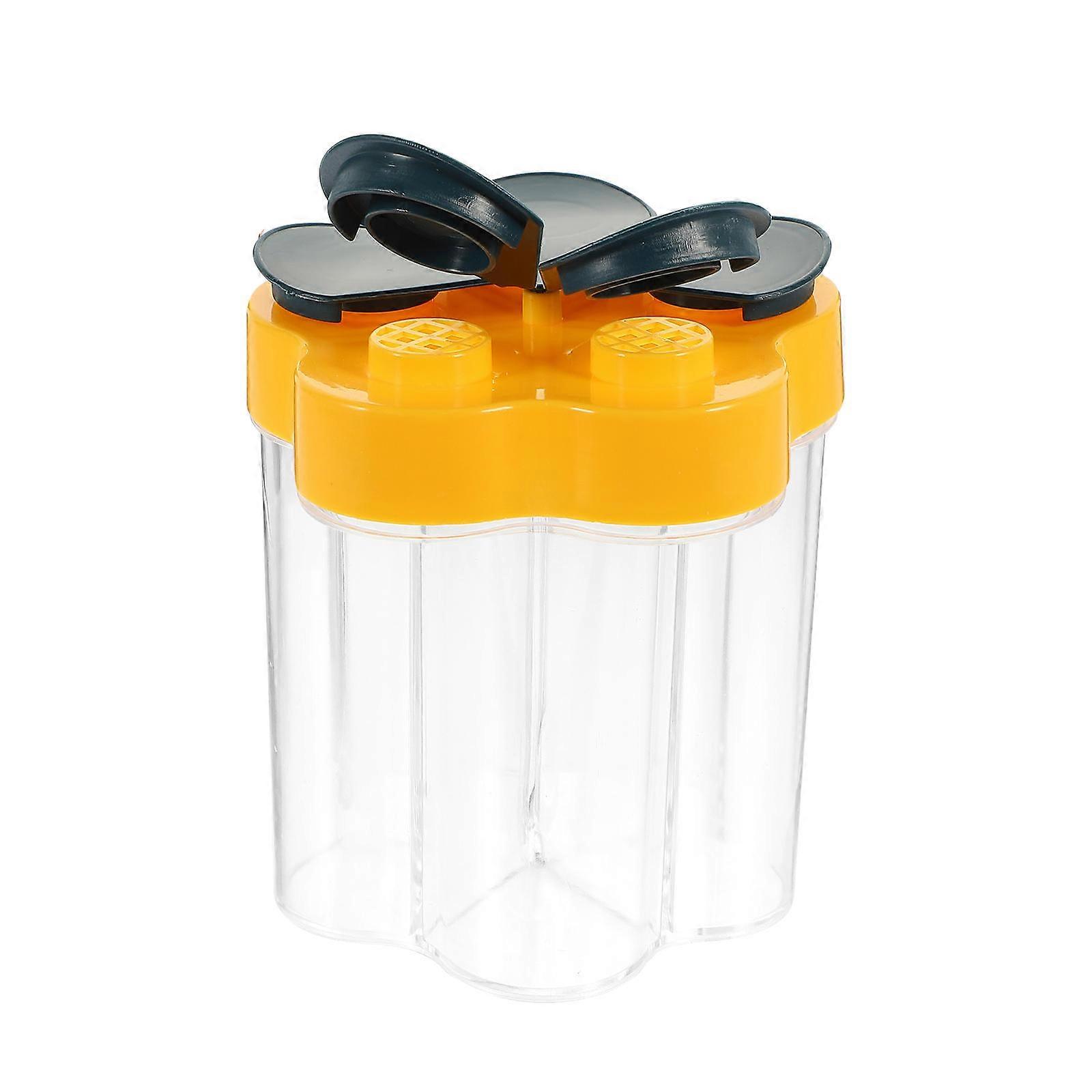 Empty Seasoning Containers Desktop Spice Jars for Camping Yard Multi-Function Design 9X9X11CM 1Pcs