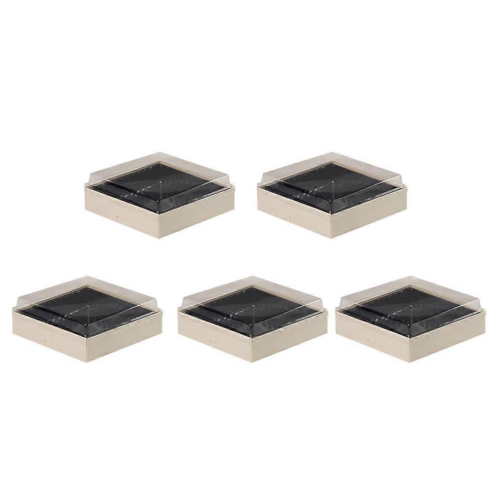 Sushi Take Out Container 5Set Dust-proof Squares For Family Friends Office Use Portable Storage Multi Color Options