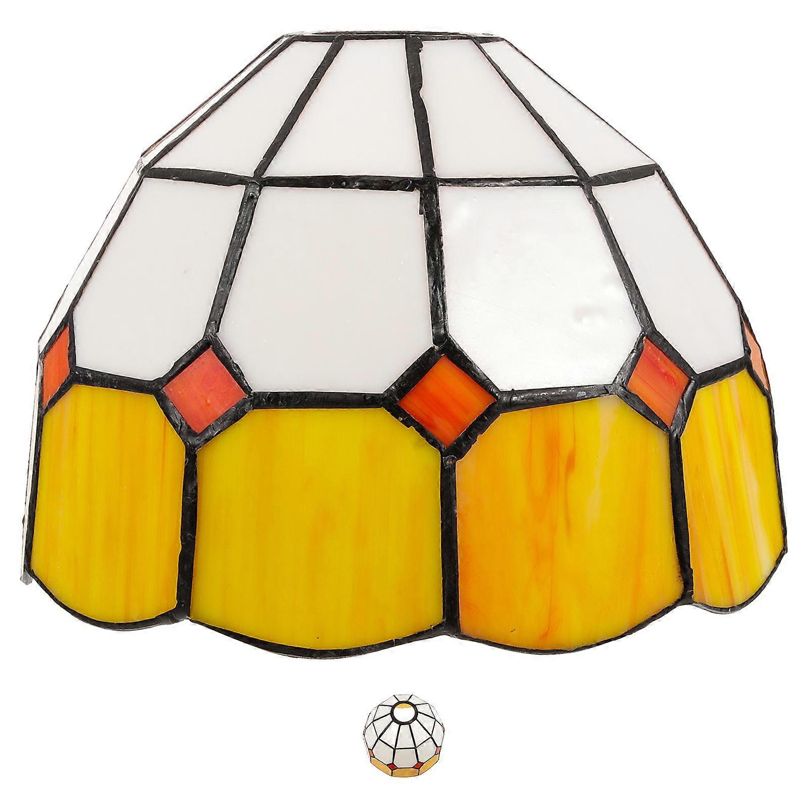 Glass Lampshade Replacement Diffused Lighting Retro Style Study Multi 7.86x7.86in 1Pcs