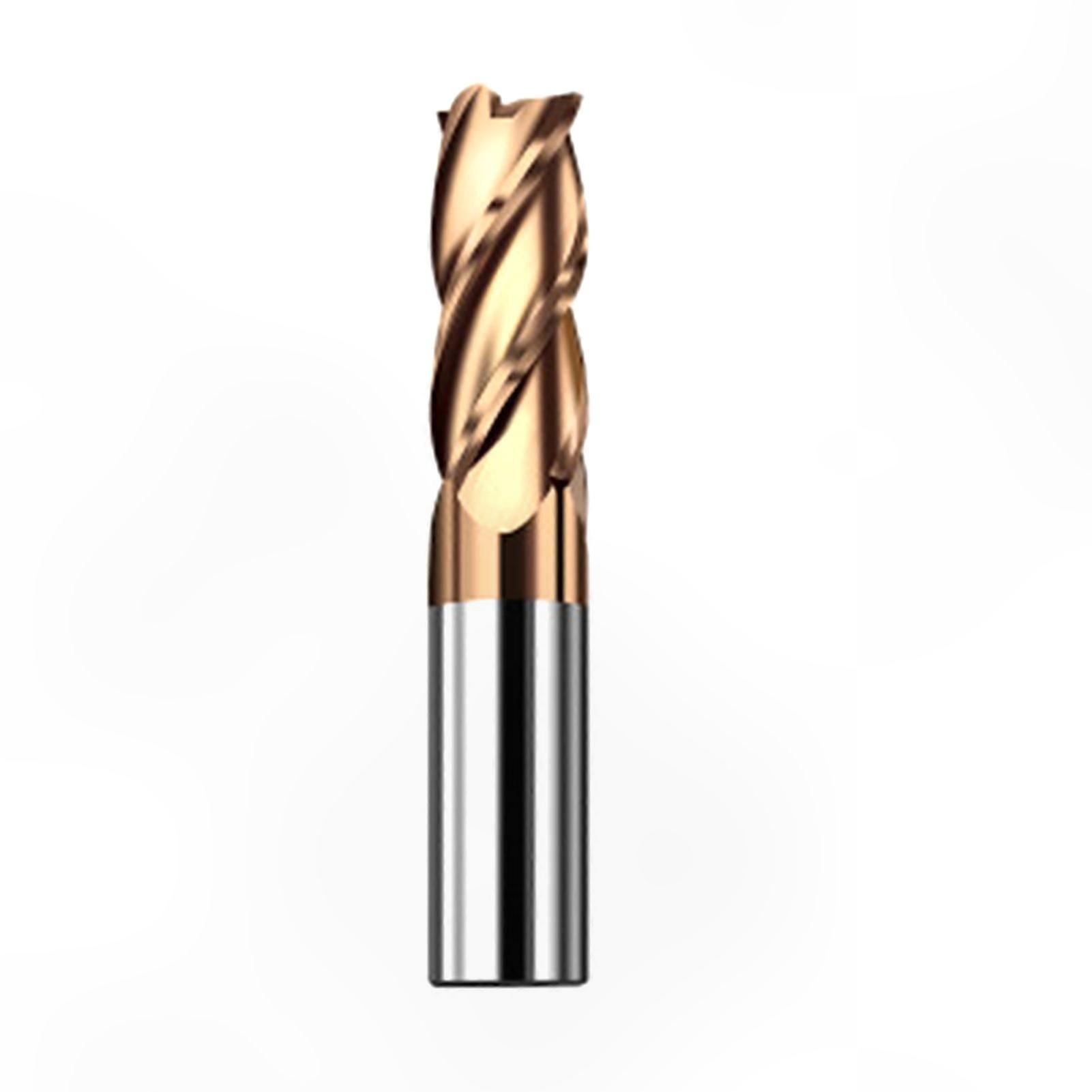 HRC55 Carbide 3-Flute End Mill Bits, Tungsten Steel CNC Cutting Tool