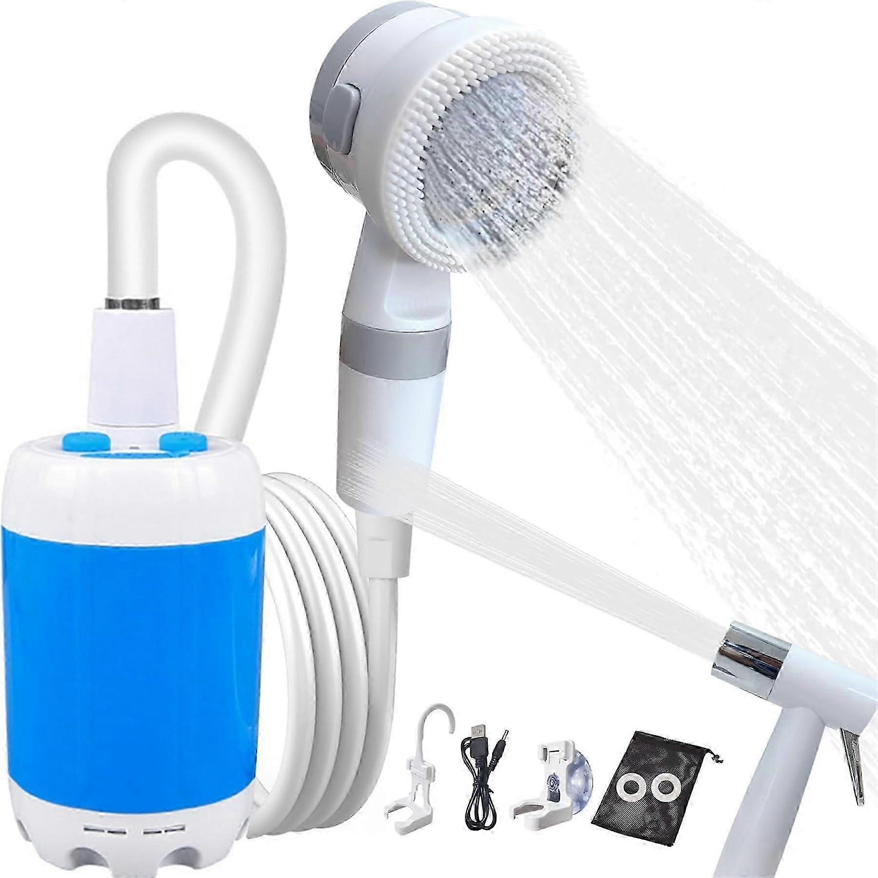 2025 Rechargeable Adjustable Flow Camping Shower Pump Travel for