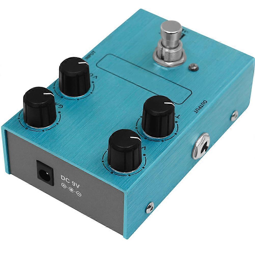 Guitar Reverb Effect Device Electric Guitar Effect Drive Pedal Sound Creation 13x9x6cm 1Pcs