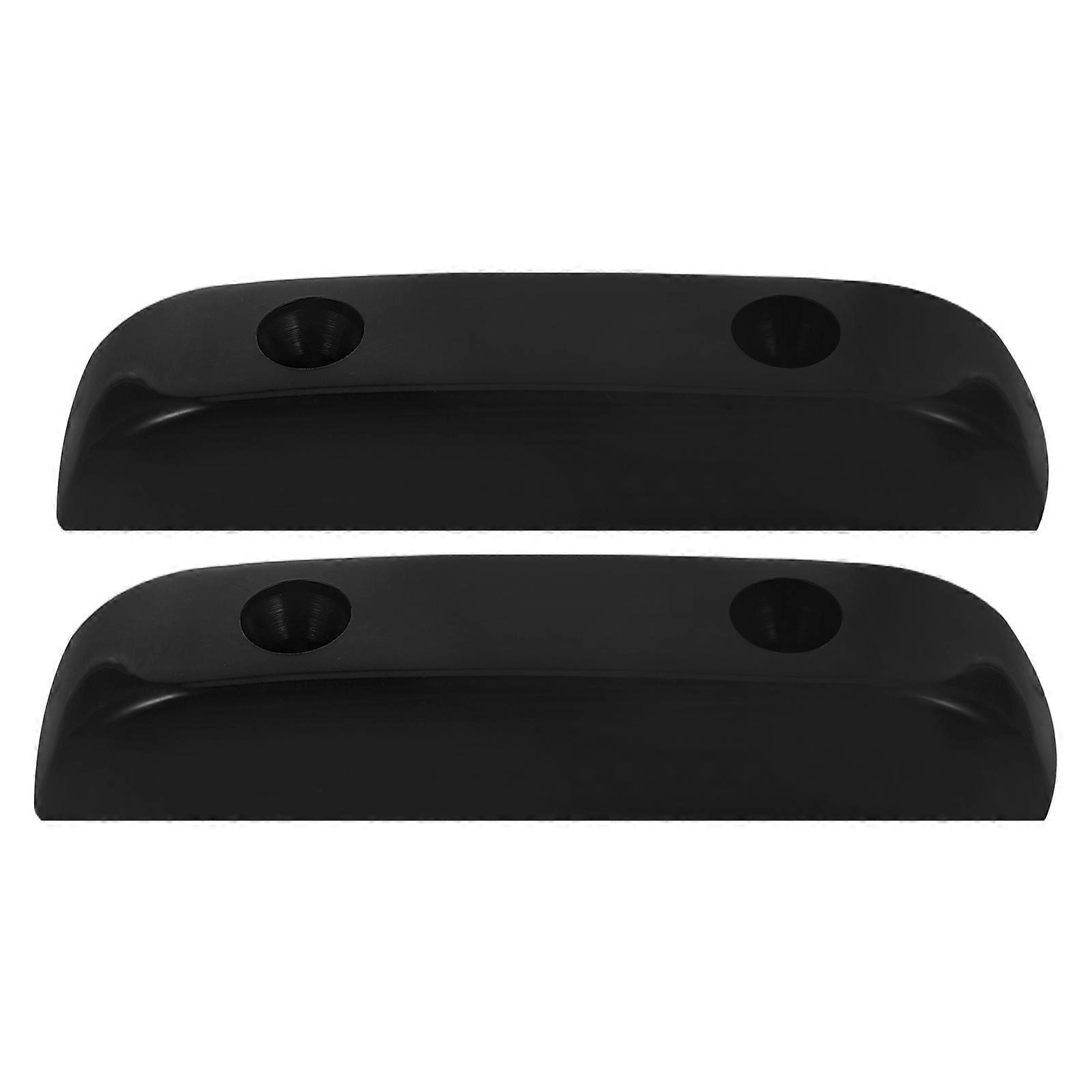Thumb Rest For Bass Guitar Players Black 6.50X1.30X1.15CM Cushion 2Pcs Set