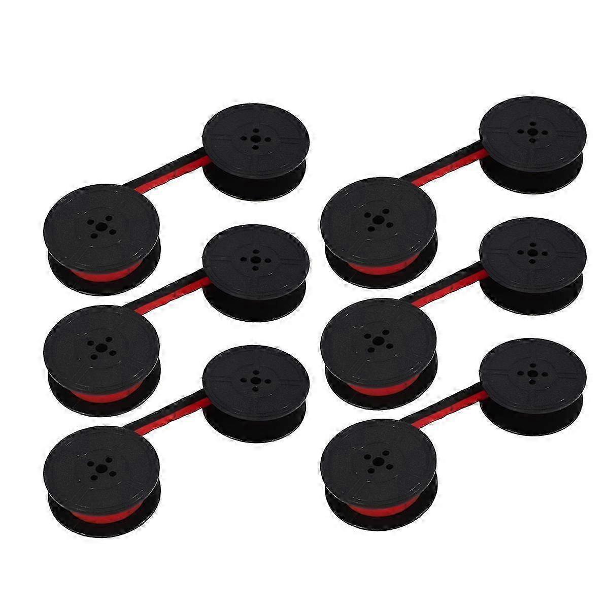 6Pack Typewriter Ribbon Twin Spool Typewriter Ribbon Red and Black Twin Spool Replacement Pack suitable for