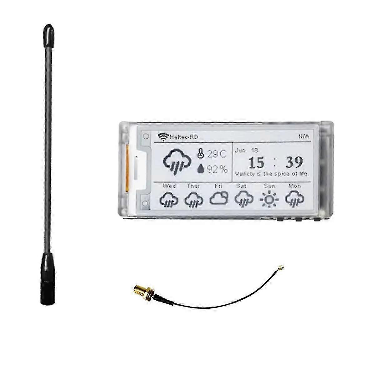 E-ink Display Lora Devboard Esp32 2.13 Inch E-paper Monitor Wifi Ble, Lora Gateway Antenna 915mhz