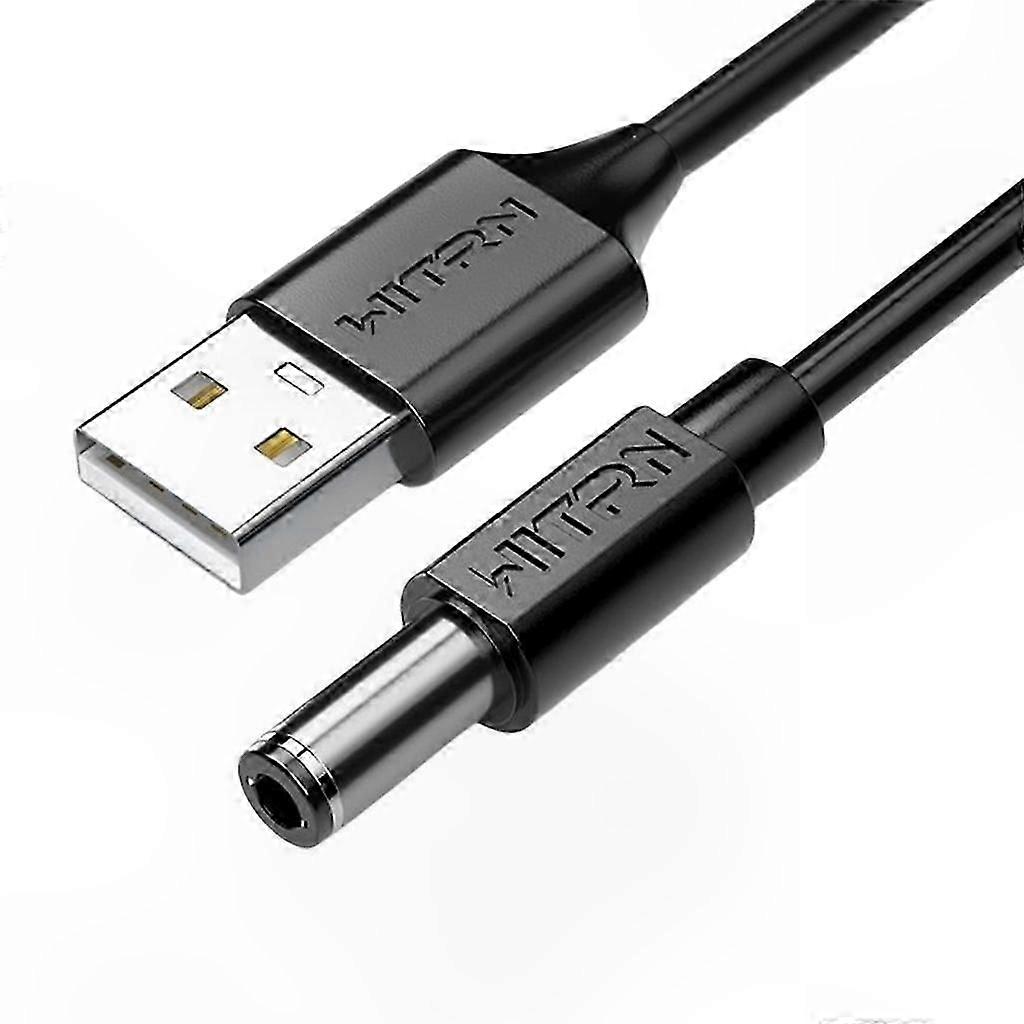 DC5.5x2.5mm USB-A to DC Power Cable, QC3.0 Fast Charging Cord for 12V 9V Devices