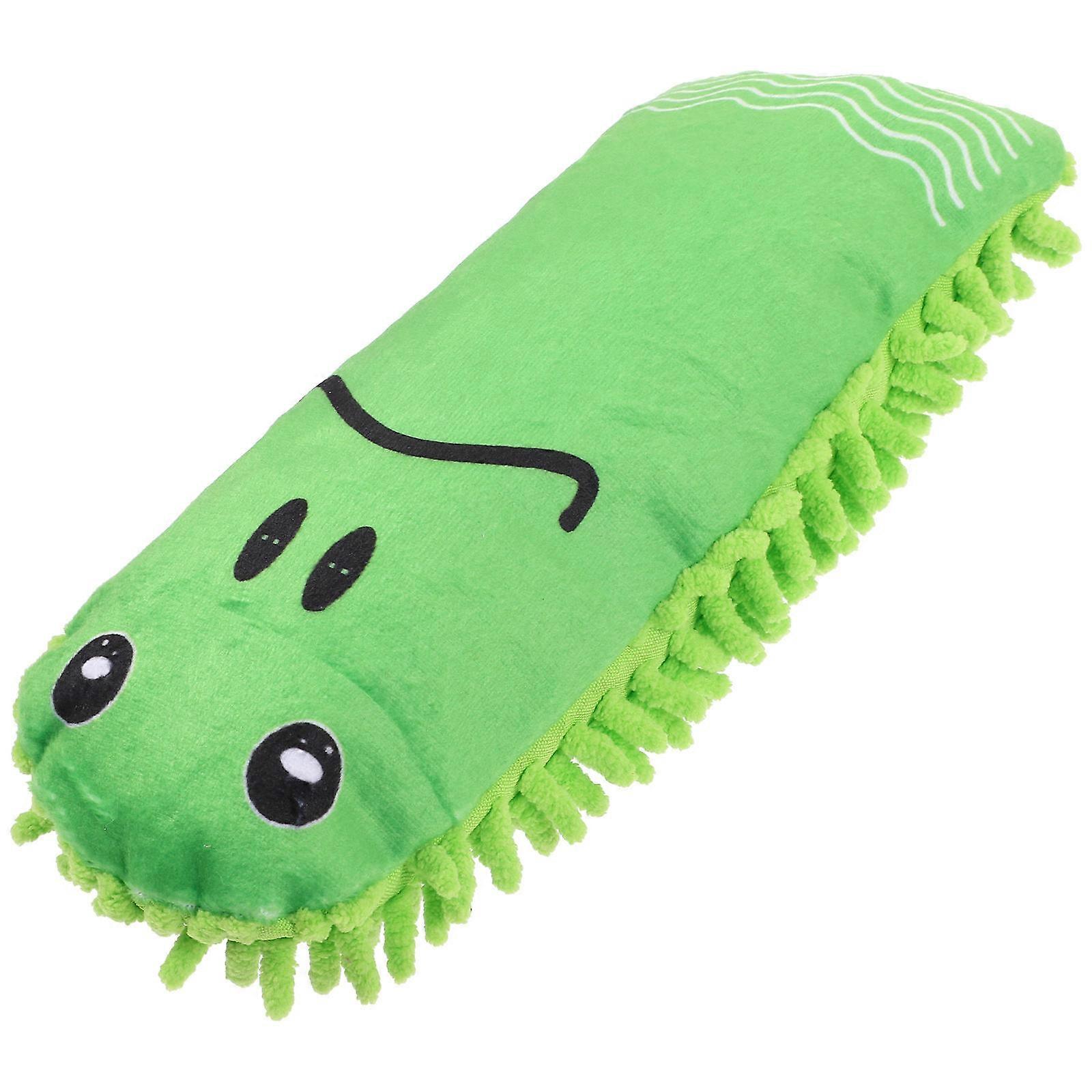 Puppy Chew Toy Cute Frog Plush Toy 23X10X7CM Light Green For Dental Health 1Pcs