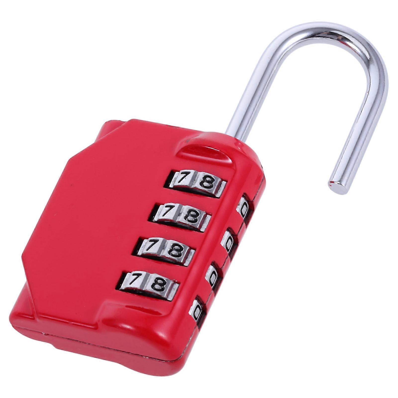 Outdoor Use Combination Lock 4- Travel Suitcase Lock Stylish Design Durable High Security 1Pack