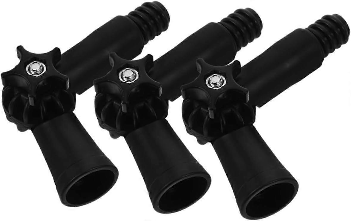 3Pieces Mop Attachments Directional Sections Extendable Paint Handle