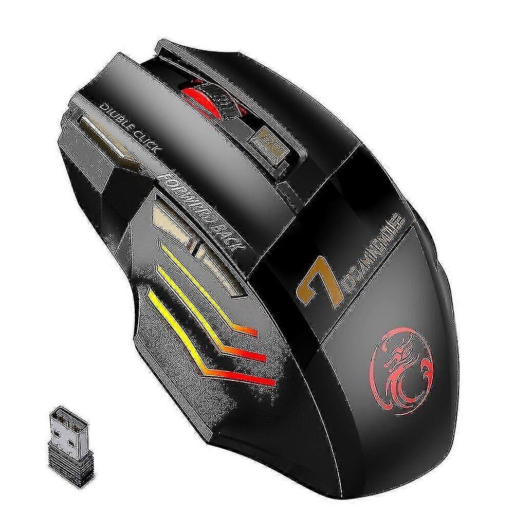 Rechargeable Wireless Gaming Backlit Mouse Suitable for Laptops and Compatible with Various Brands