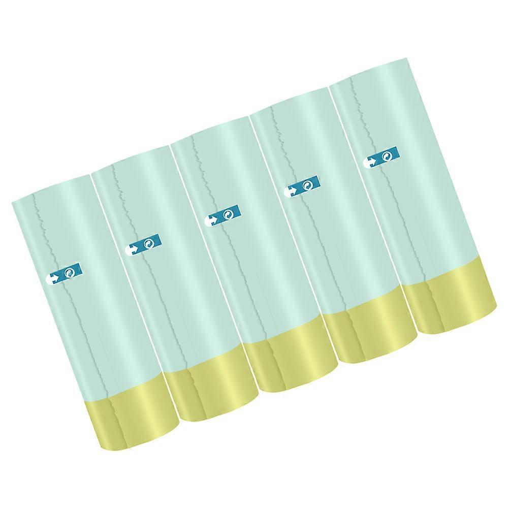 Portable Disposable Potty Bags for Home Use Multi Color PE Material Lightweight and Hygienic 5 Rolls
