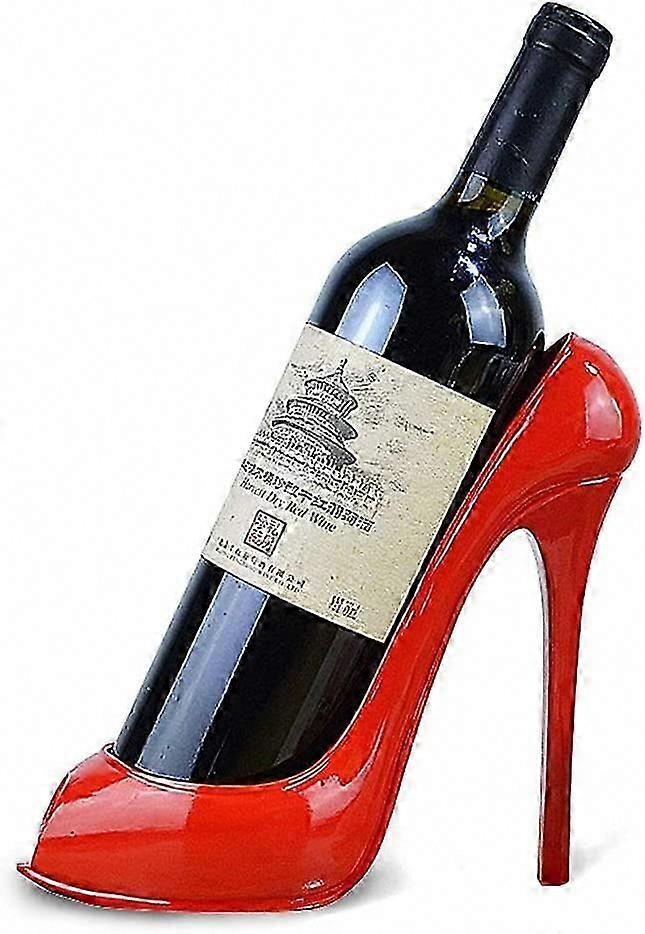 High Heel Wine Bottle Holder Countertop Storage Stand