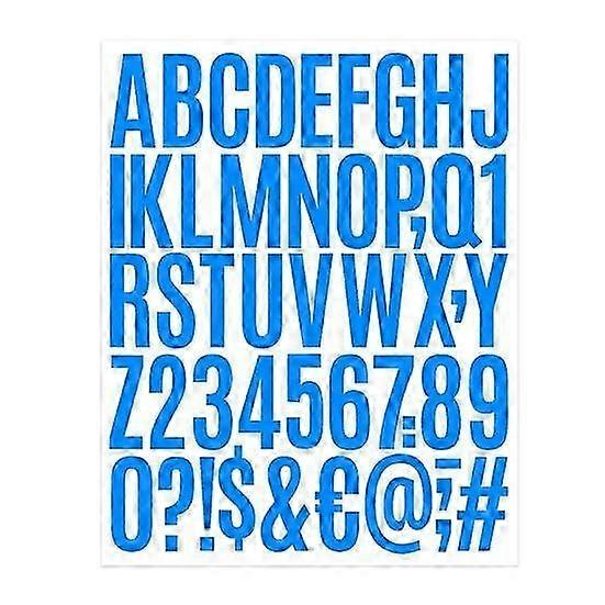 500 יחידות מדבקות אותיות 2 אינץ' דבק עצמי מדבקות Pvc עמיד למים מדבקות אלפבית מספרי תיבת דואר תוויות לבקבוק מים מחשב נייד לרכב בכיתה