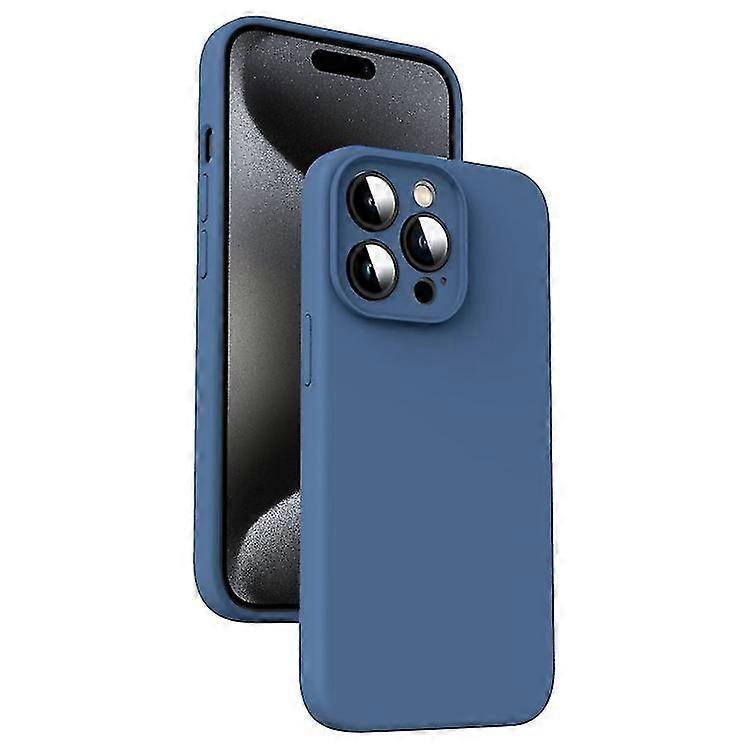 For iPhone 12 Pro Microfiber Liquid Silicone Shockproof Phone Case