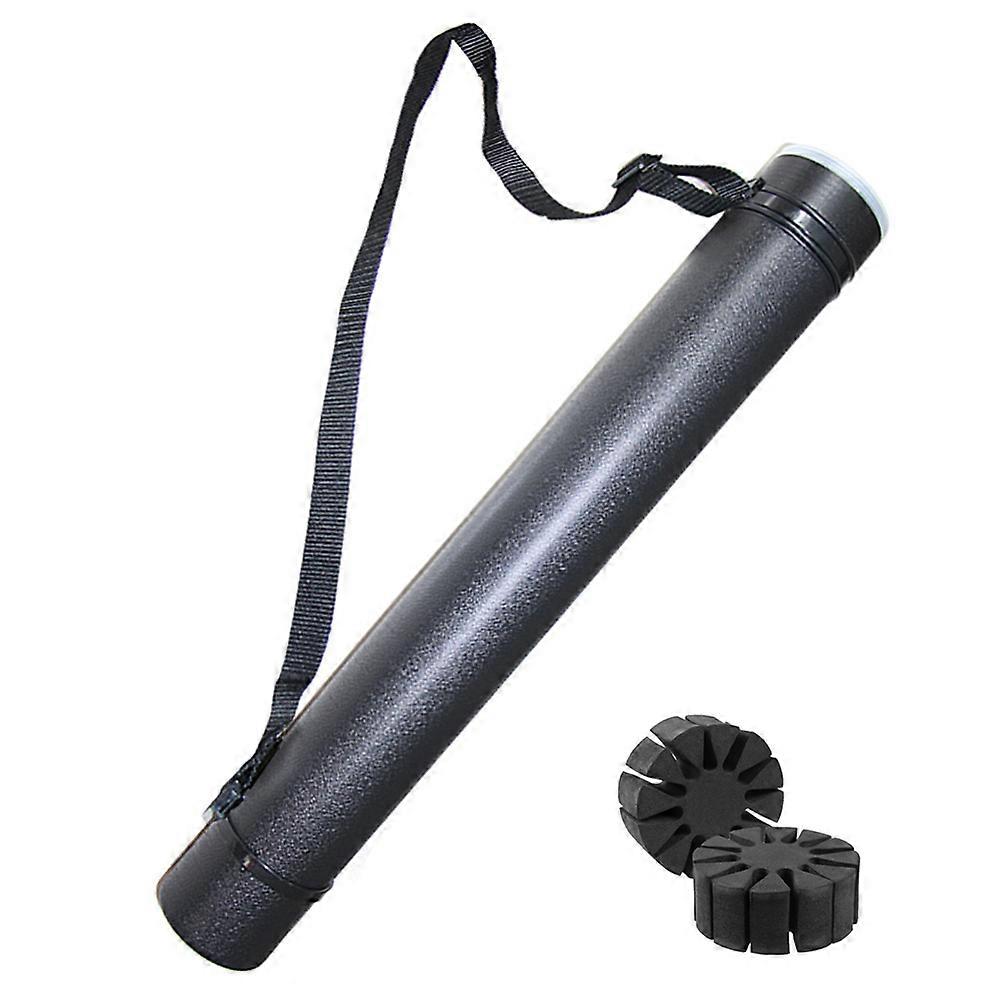 Telescopic Archery Arrow Case Carrier Tube with 2 PCS Foam Arrow Racks Holders