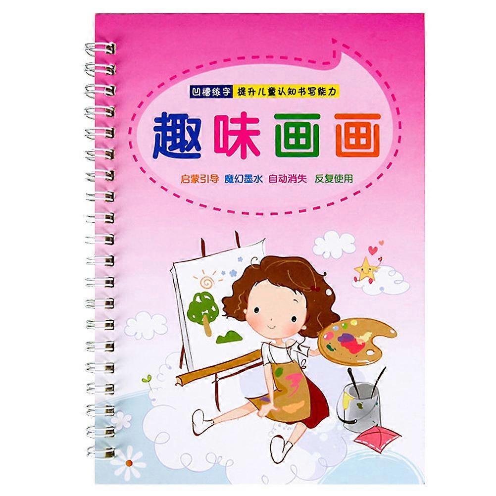Groove Copybook Practice Tool for Beginners and Preschoolers to Improve Calligraphy Skills with Smooth Writing Material
