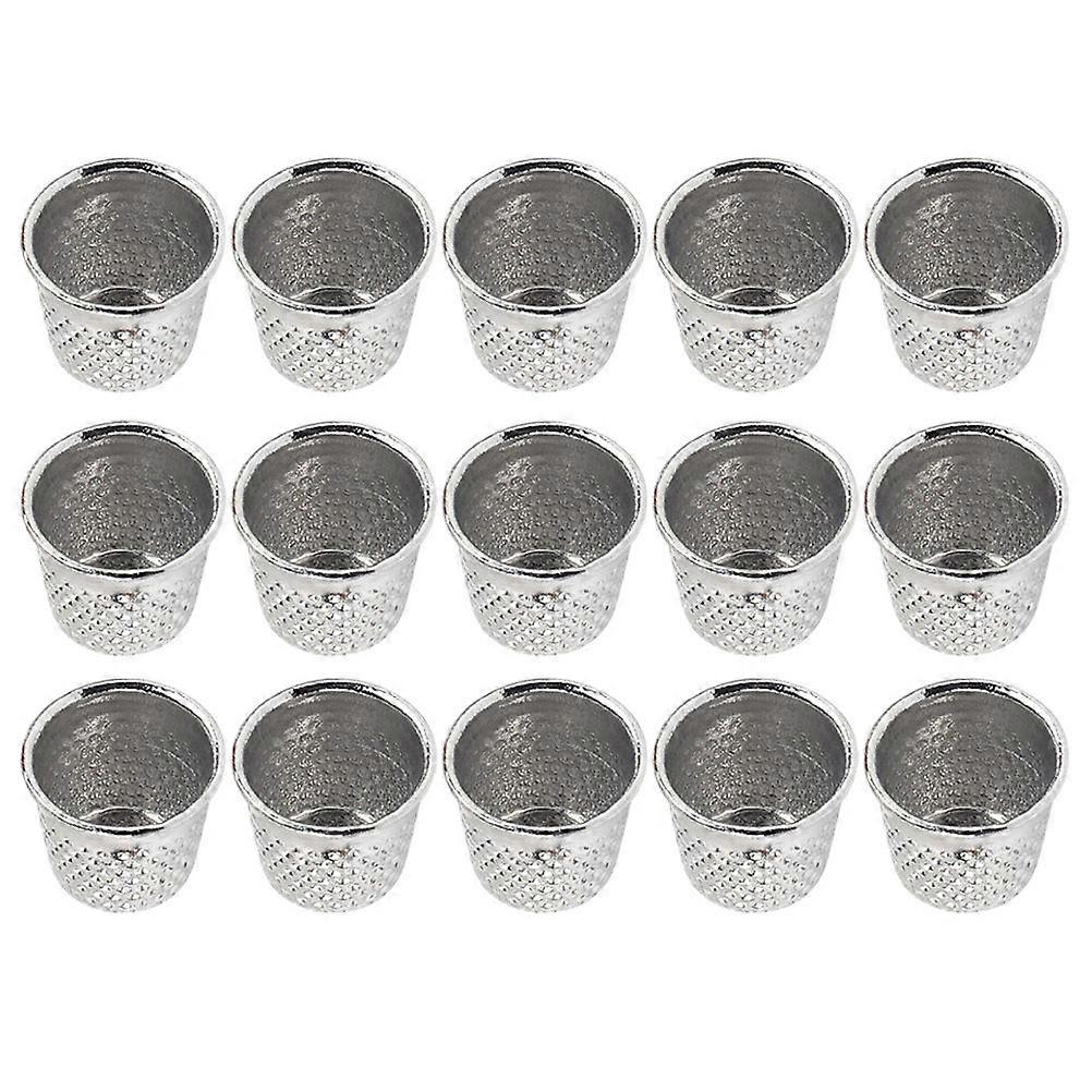 Accessoire de couture : Dé à coudre argenté pour protéger les doigts (lot de 50) pour usage domestique