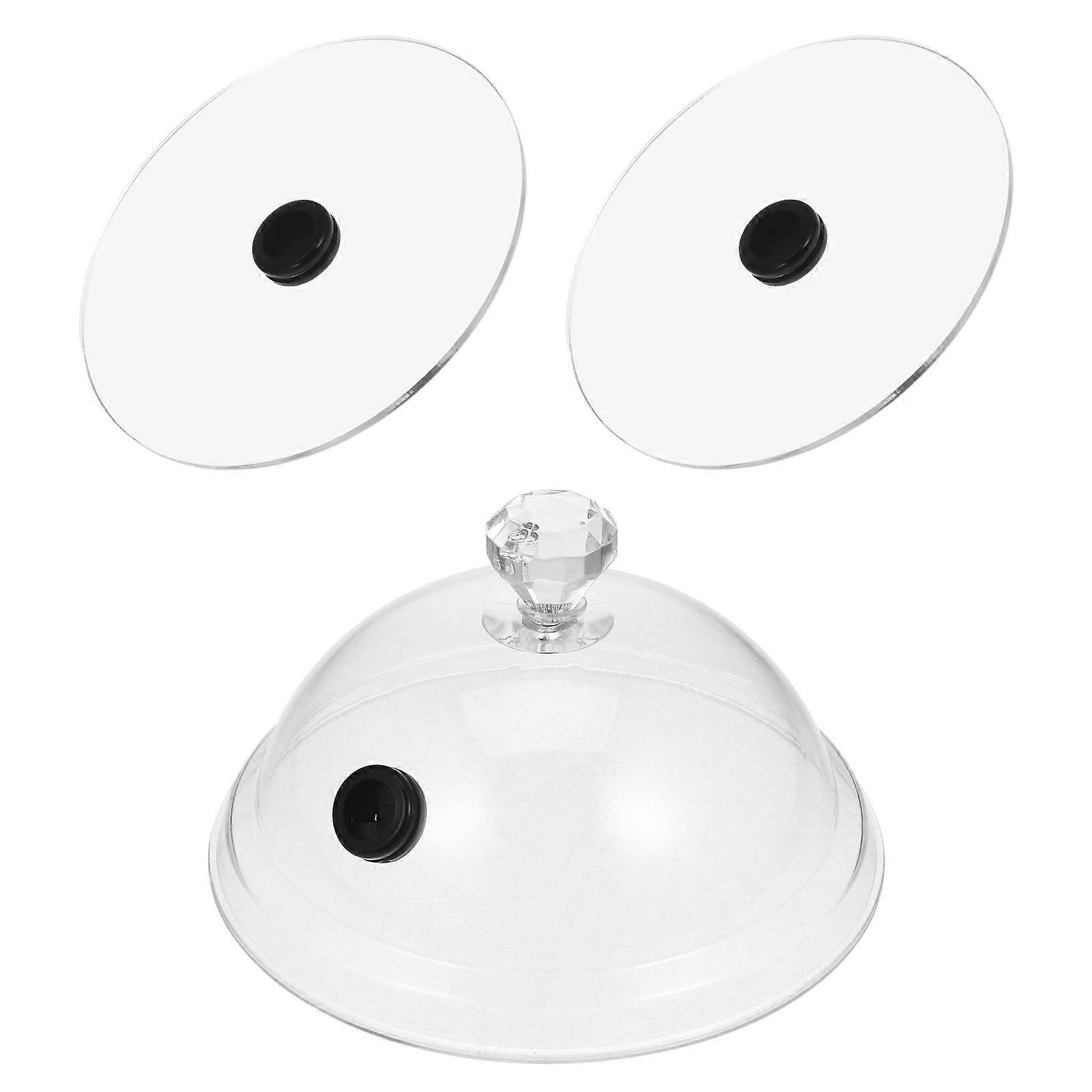 Cocktail Infuser Lid for Kitchen Use Acrylic Food Cover Assorted Color 1 Set