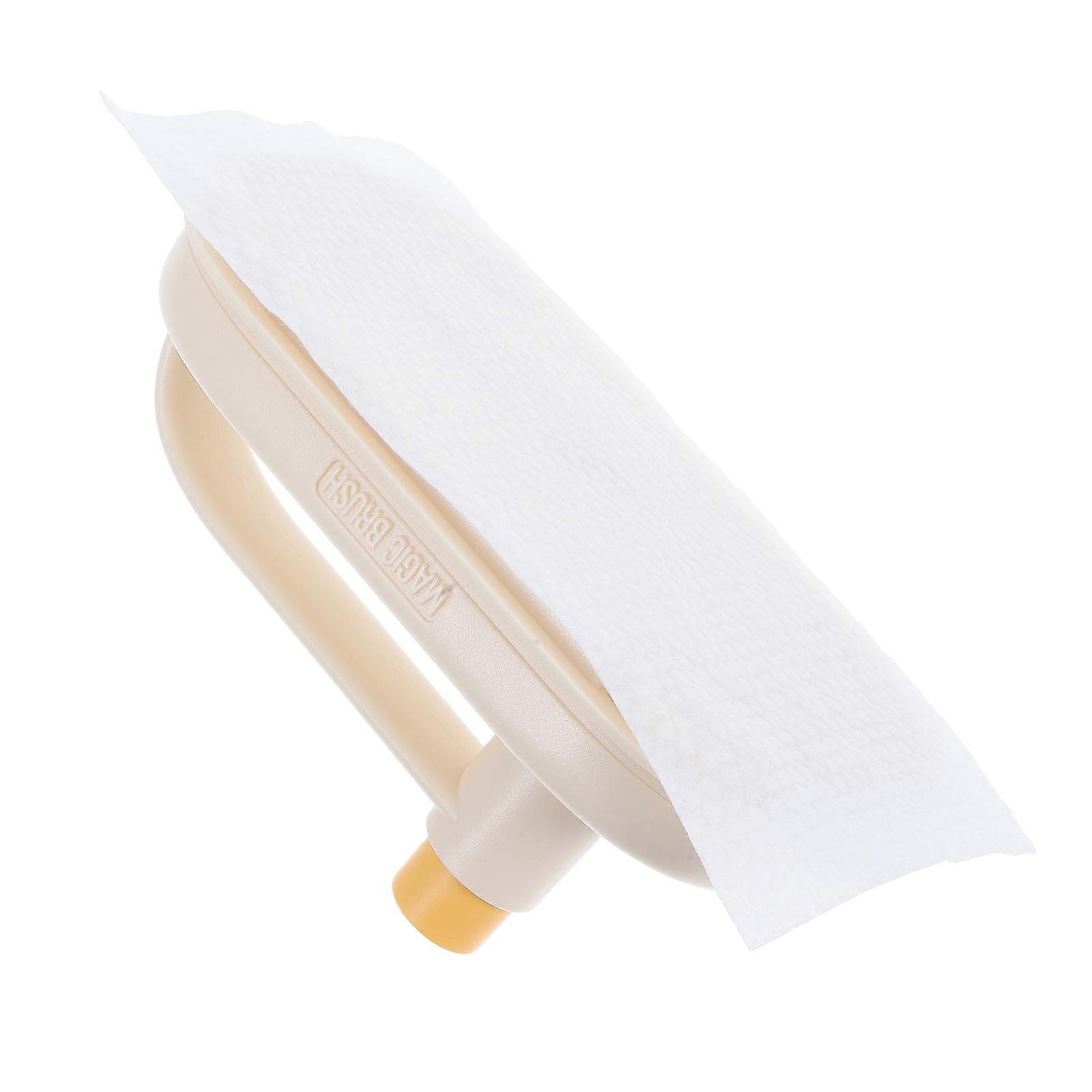 Disposable Kitchen Cleaning Brush with Replaceable Rags for Dirt Removal, Sanitary Home and Office Cleaning Tool