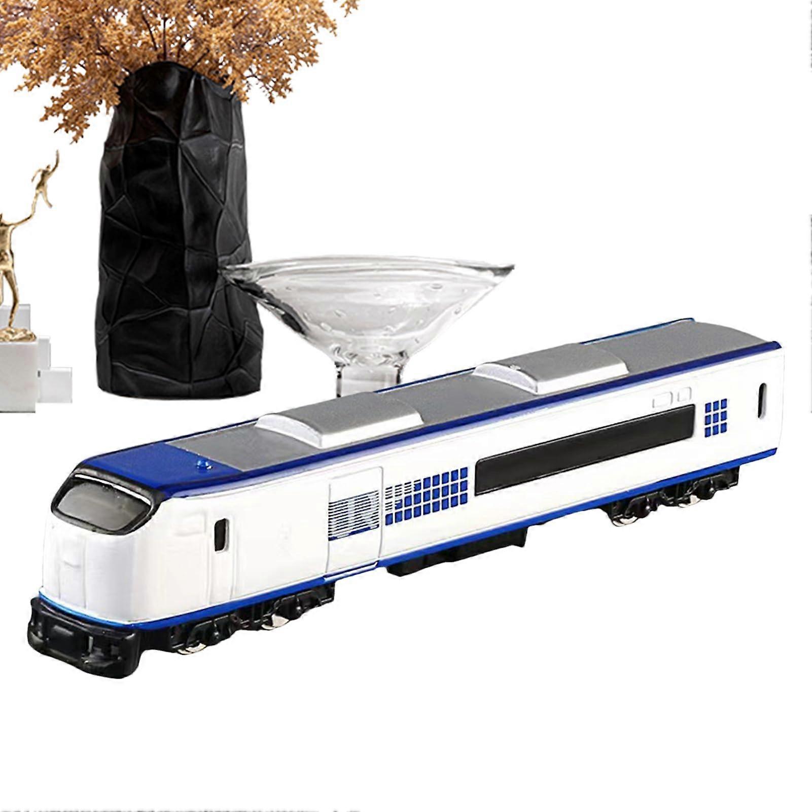Model Trains Japanese Shinkansen High-Speed Rail Plush Toy, Compact Educational Subway Train Models for Kids, Multicolored Blue