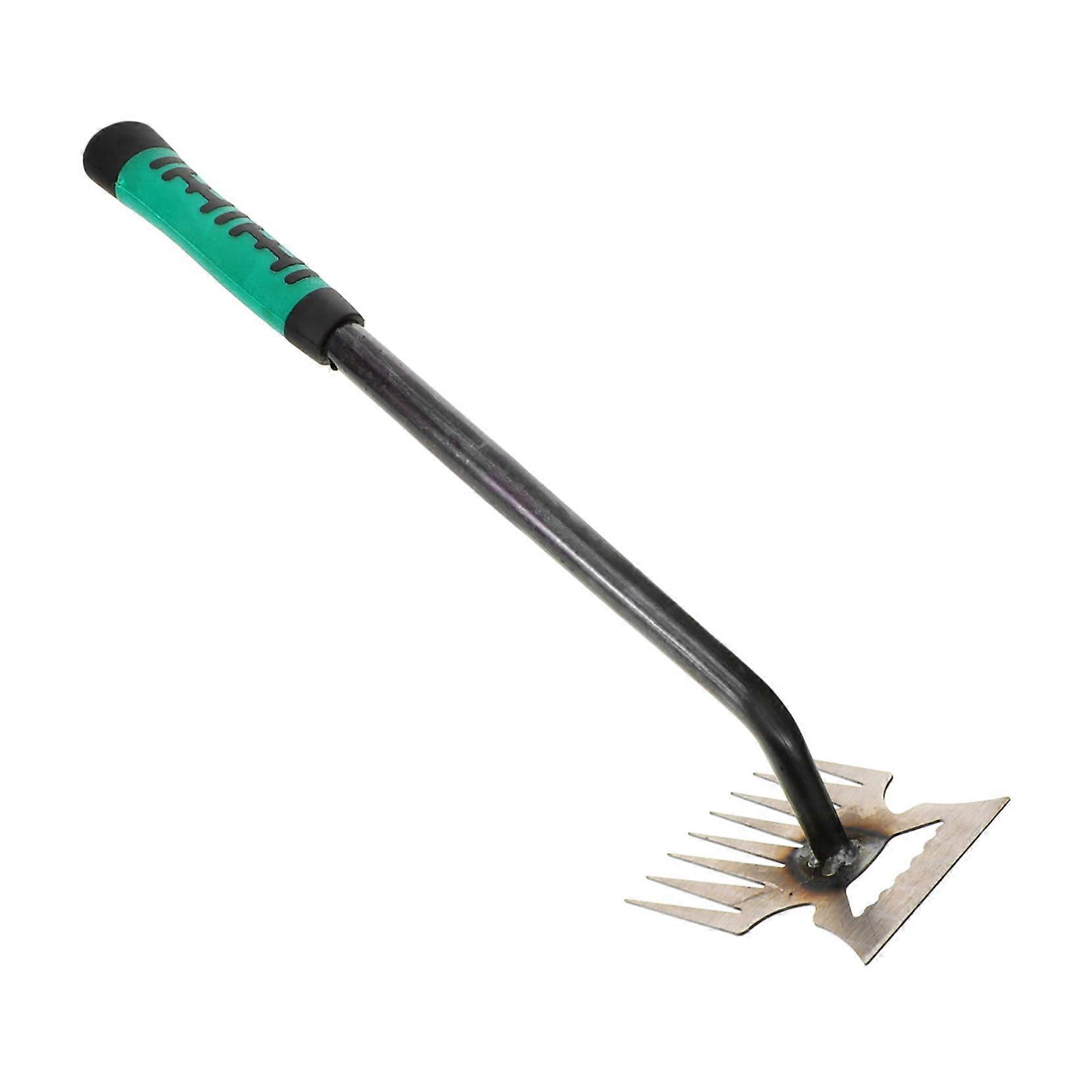 Hand weeder for garden care, ergonomic weed cutter with narrow tip for root removal in paving joints, durable and handy.
