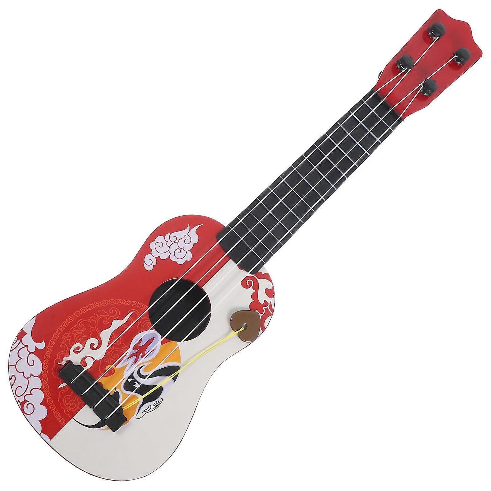 Mini Ukulele for Safe Material Musical Instrument, Random Color Guitar Model for Beginners, Fun Plaything for Boys, Interest Cultivation and Learning