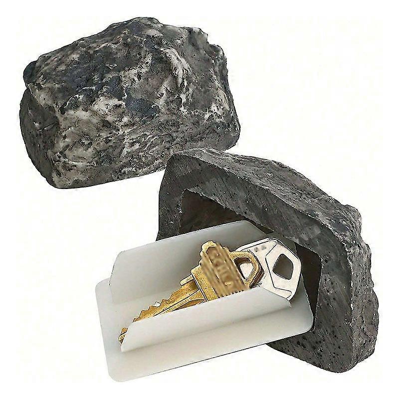 Concealed Key Stone Rock - Authentic Appearance, Unmatched Durability, and Secure Practicality for Outdoor Use and Emergencies - Hide a Key Outdoor - 