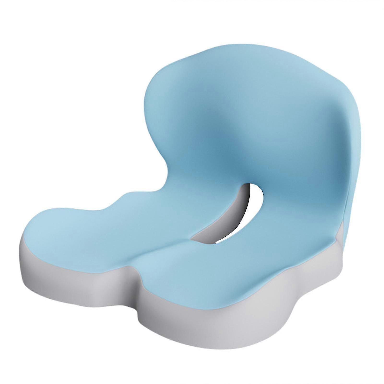 Ergonomic Memorys Foam Seats Cushion with Lumbar Back Support Cushion for Auto Seats Home