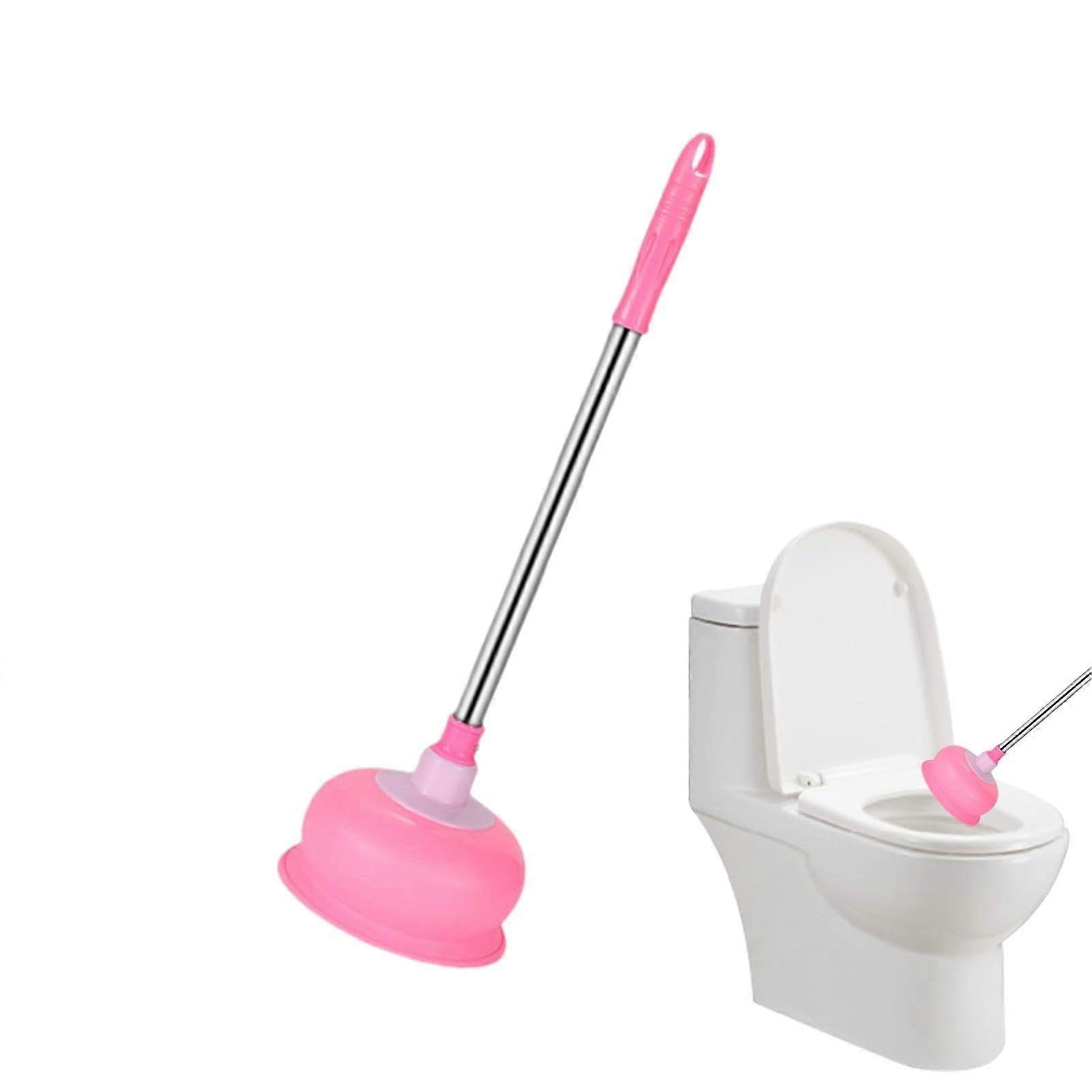 Performance Toilet Plunger with Strong Suction Power Pink