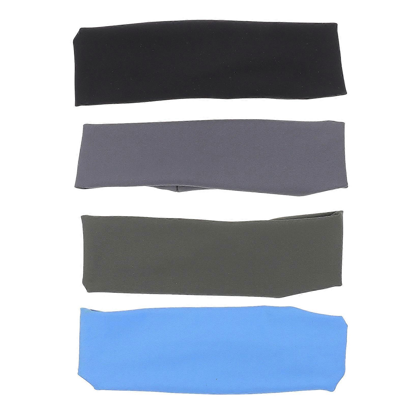Fashionable Headbands 4Pcs for Workout Gym Yoga and Fitness in Assorted Color Made of Polyester Material