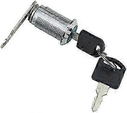 Cam Lock with Drawer 2 Keys for Mailbox Cupboard Cabinet Silver20mm