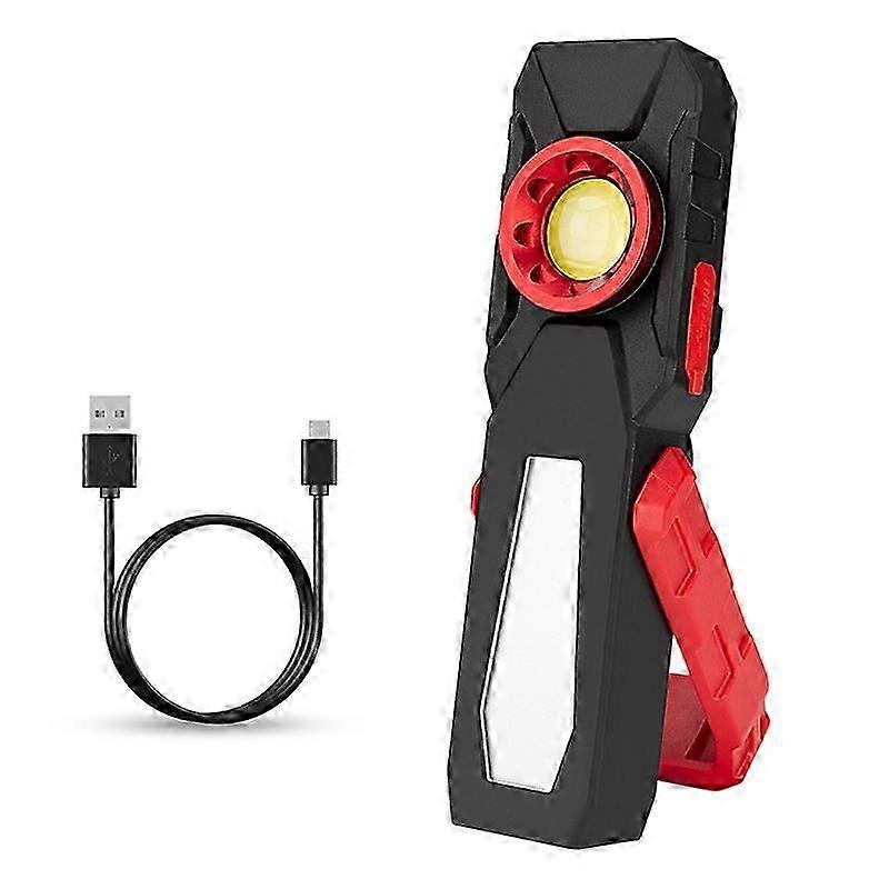USB Rechargeable COB LED Work Light, Magnetic Camping Lantern