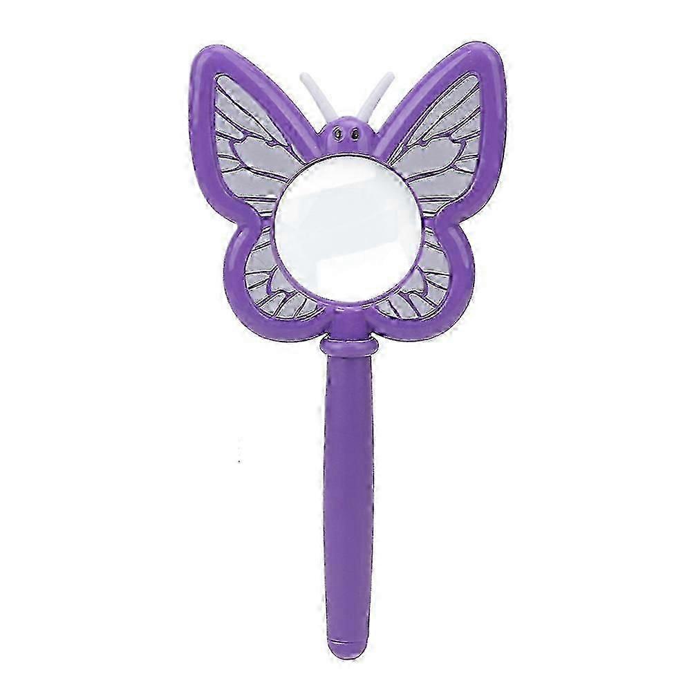 Butterfly Shaped Magnifying Glass, 4X Magnification Learning Tool for Young Explorers, Purple