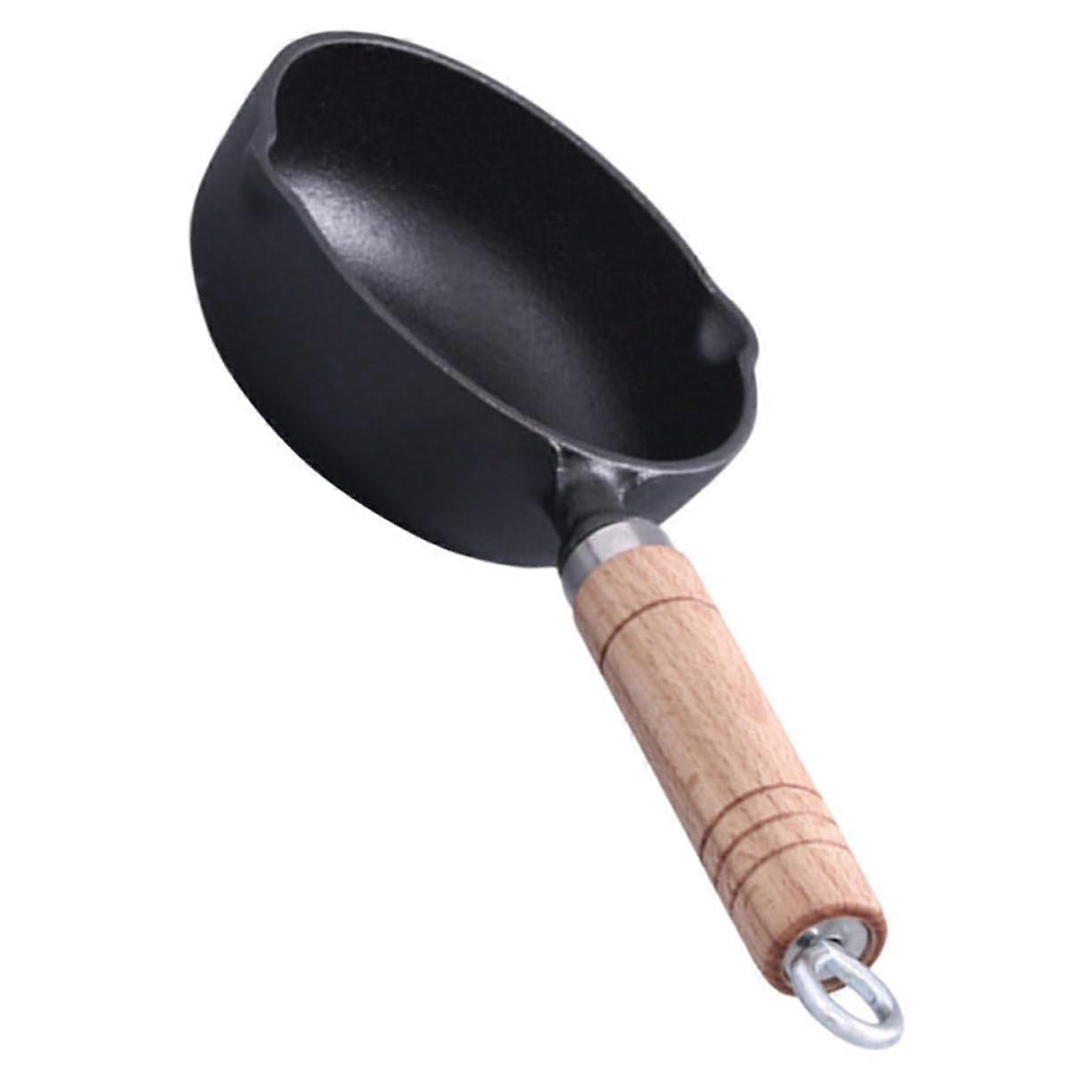 Iron Mini Omelette Pan, Small Skillet With Spout, Nonstick Egg Pan, 27.5 x 11.0 x 4.0 cm, For Home Kitchen, Bakery