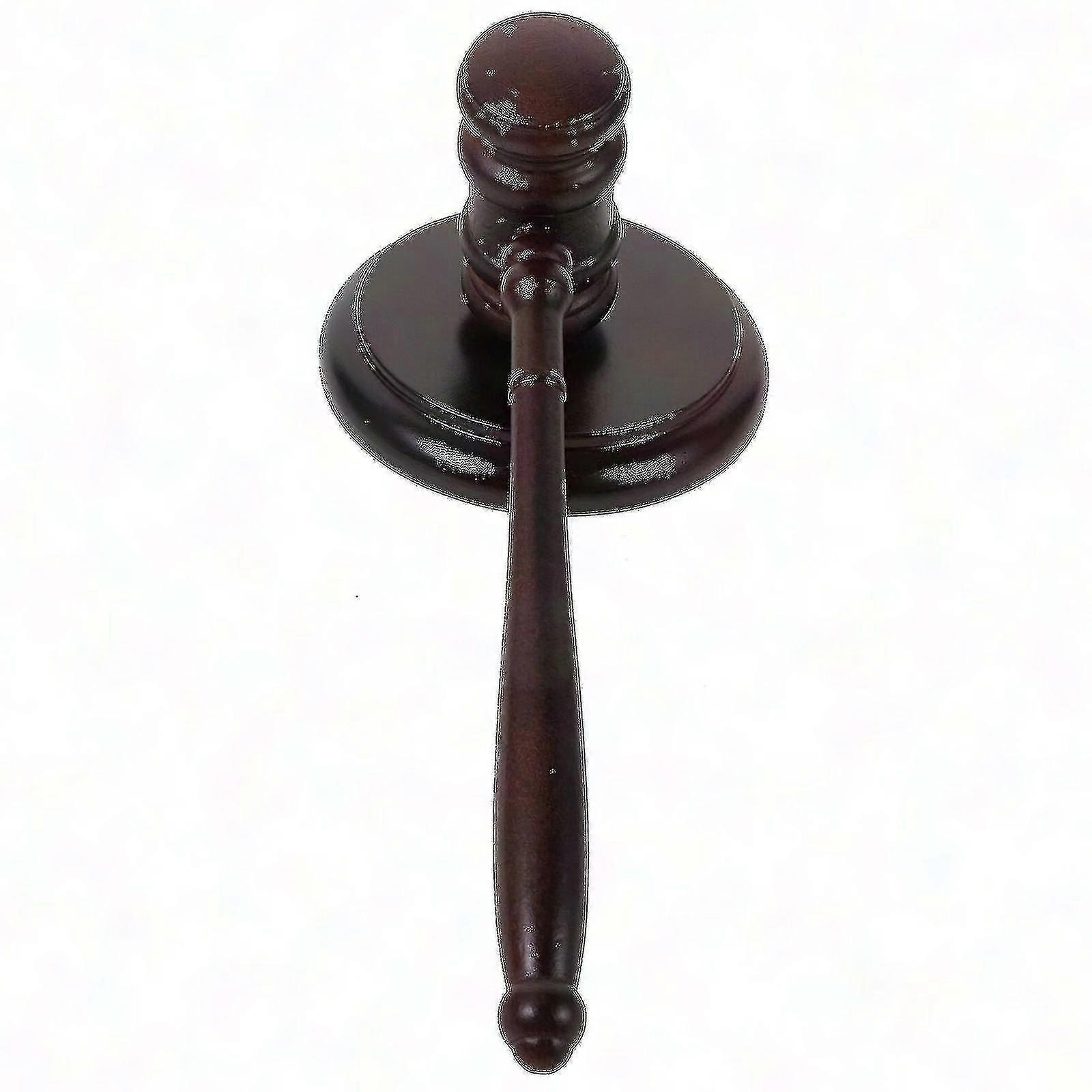 Martelo de Madeira com Base - Ferramenta de Tribunal e Educação Martelo para Martelo