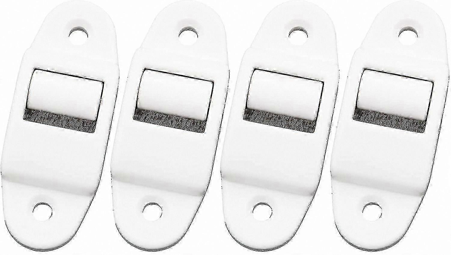 4-Pack Mini Strap Guides with Roller and Brush, 45mm Hole Spacing for Rollers up to 24mm Width