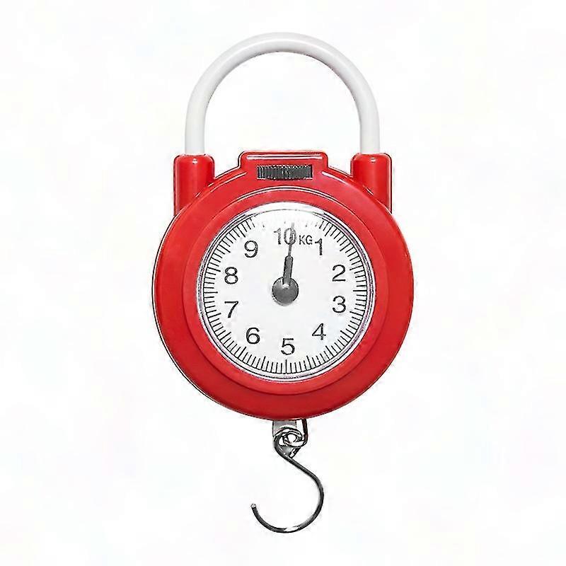 2PCS Red Luggage Scale, Portable Load Scale Max 10kg with Comfortable Grip for Travel and Work