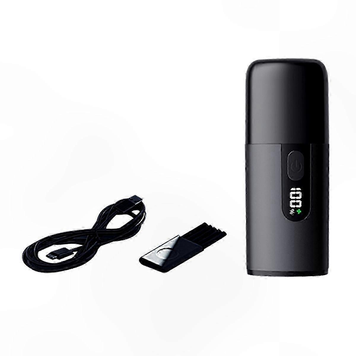 Dual Edge Blade Nose Trimmer with LCD Display for Men and Women USB Rechargeable Clippers for Grooming